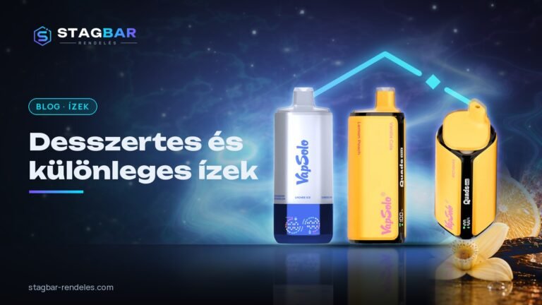 Desszertes és különleges vape ízek