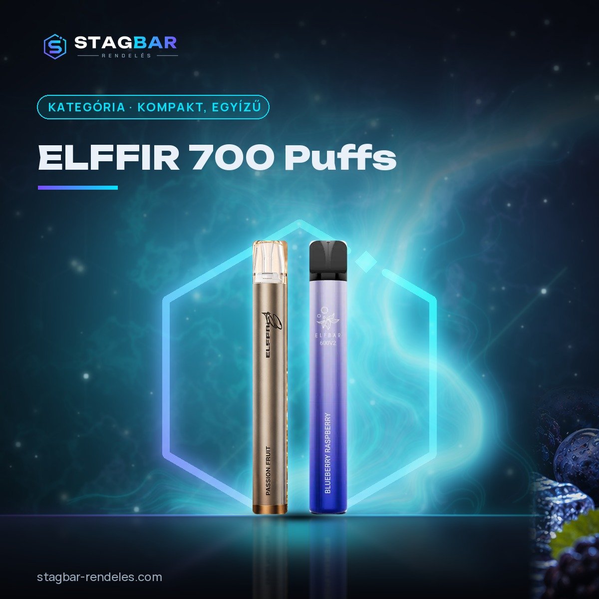 Elffir 20mg nikotin 700 Puff eldobható vape készülékek