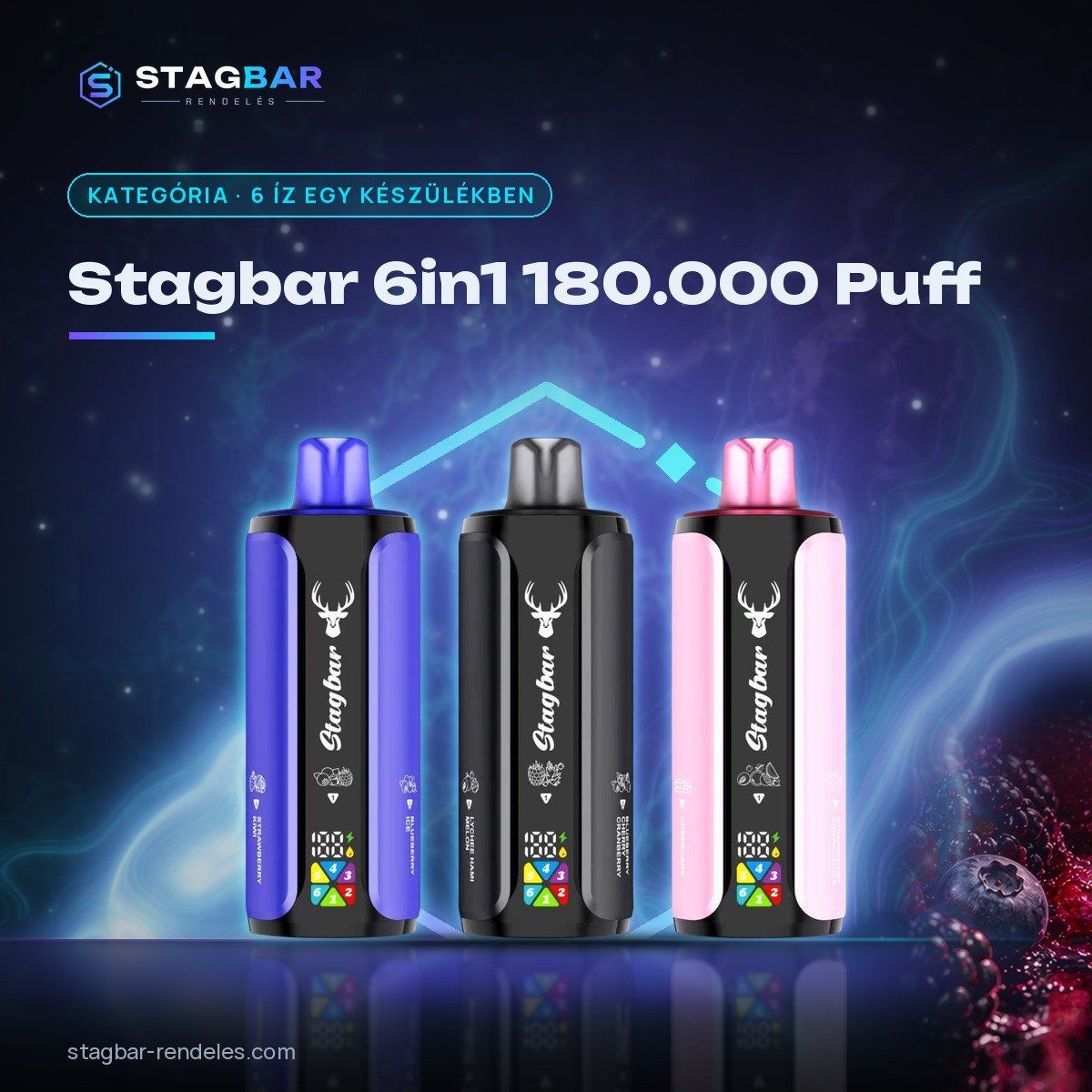 Stagbar eldobható vape készülékek