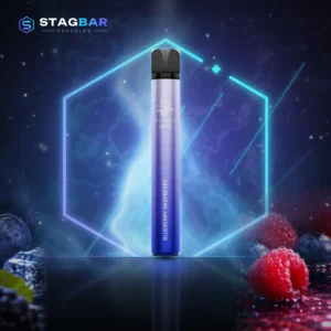 ELFFIR Blue Raspberry 700 Puffs eldobható vape – kék málnás íz, 20mg/mL nikotintartalommal