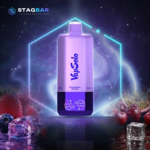 VapSolo 180K Puffs 6in1 Strawberry Banana eldobható vape – 6 íz egy készülékben