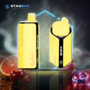 VapSolo Quads 4in1 Cherry Cola Yellow 80000 Puff eldobható vape – 4 váltogatható íz egy készülékben